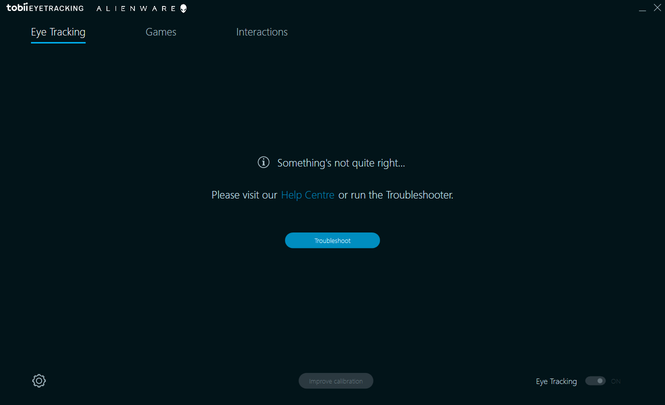 1330x810 Installation Or Setup Issues On Alienware Tobii Eye