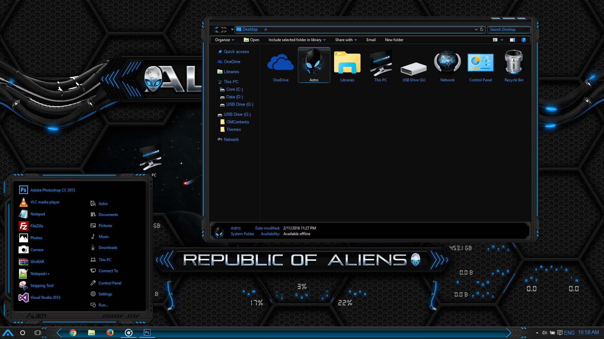 1920x1080 Ultimate Alienware Windows Theme