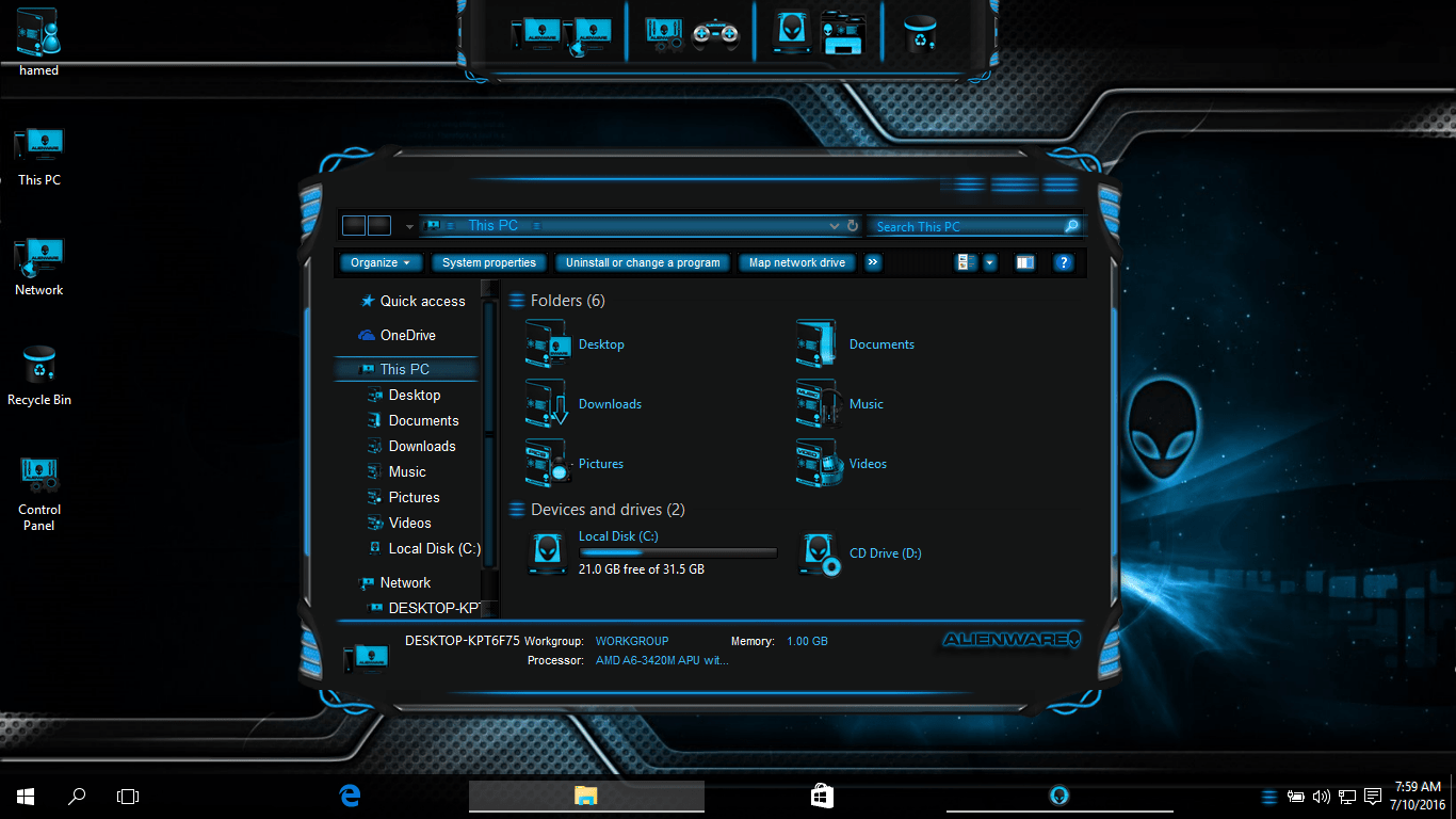 alienware eclipse icon pack blue free download mediafire