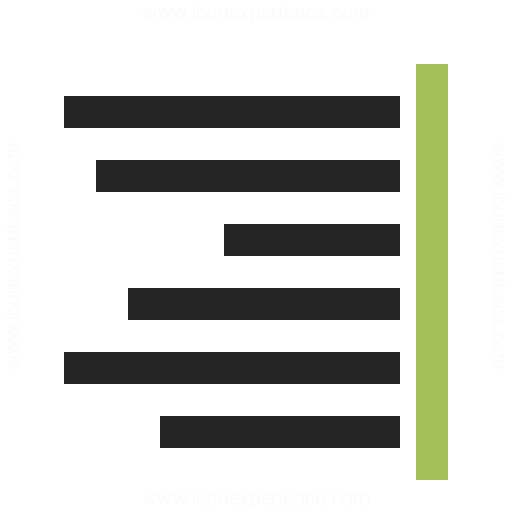 512x512 Text Align Right Icon Iconexperience