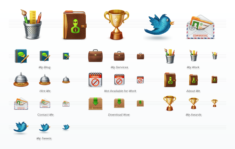 950x603 Portfolio Icon Set Web Icon Set