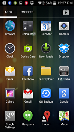 240x427 Move App Icons Onto My Android Phone Home Screen