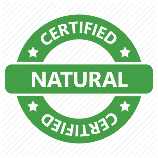 512x512 Badge, Certified, Natural Icon