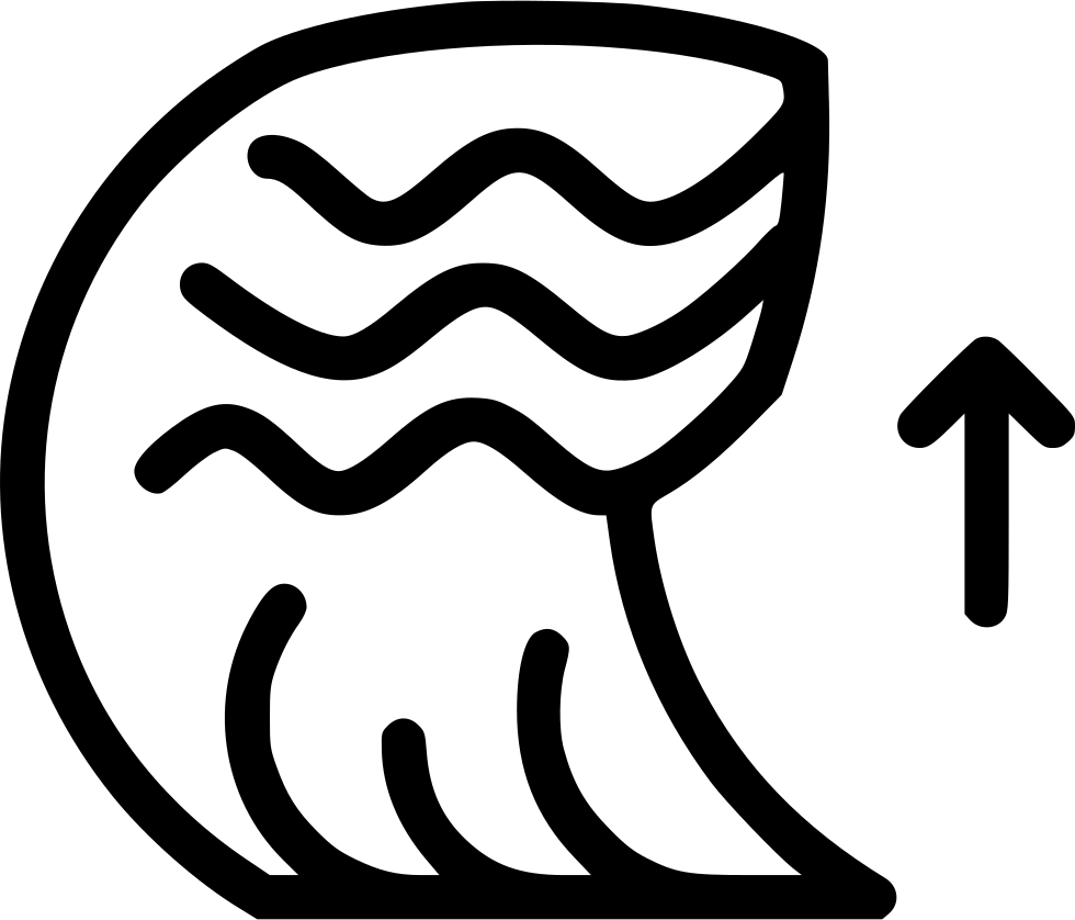 980x838 Tsunami Disaster Wave Sea Ocean Calamity Natural Png Icon Free