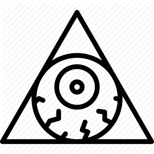 512x512 All Seeing Eye, Eye, Eye Of Providence, Freemasonry, Triangle Icon
