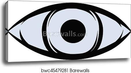 453x252 All Seeing Eye Icon Cartoon, Canvas Print Barewalls Posters