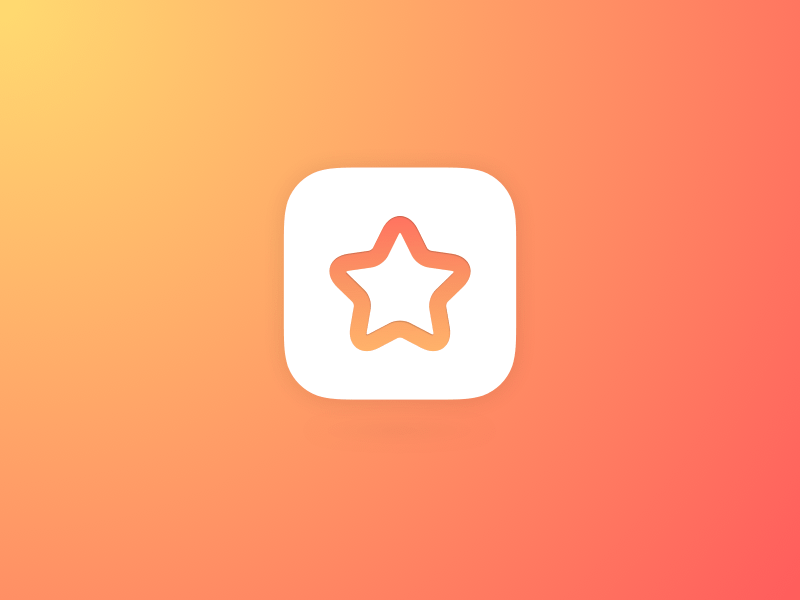 800x600 Ios Star Icon Sketch Freebie
