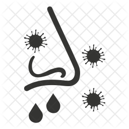 Allergy Icon Of Glyph Style 256x256 Allergy Icon Of Glyph Style