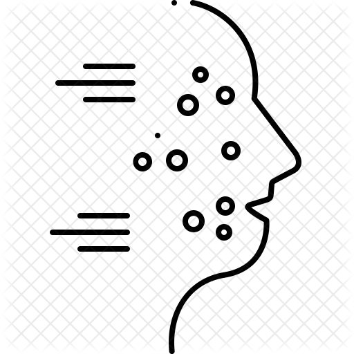 Allergy Icon Of Line Style 512x512 Allergy Icon Of Line Style