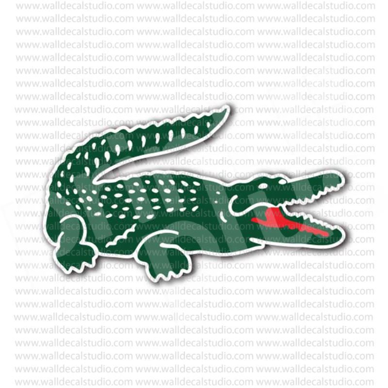 800x800 Lacoste Crocodile Clothing Brand Sticker Popular Stickers