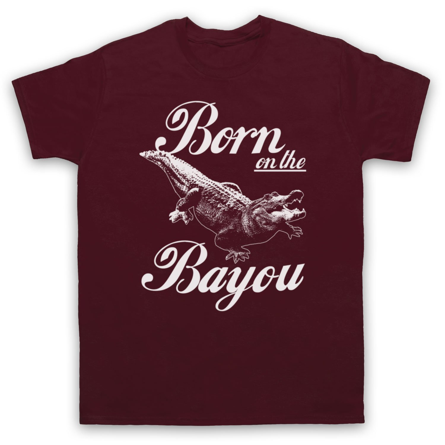 1500x1500 My Icon Men's Born On The Bayou Alligator T Shirt