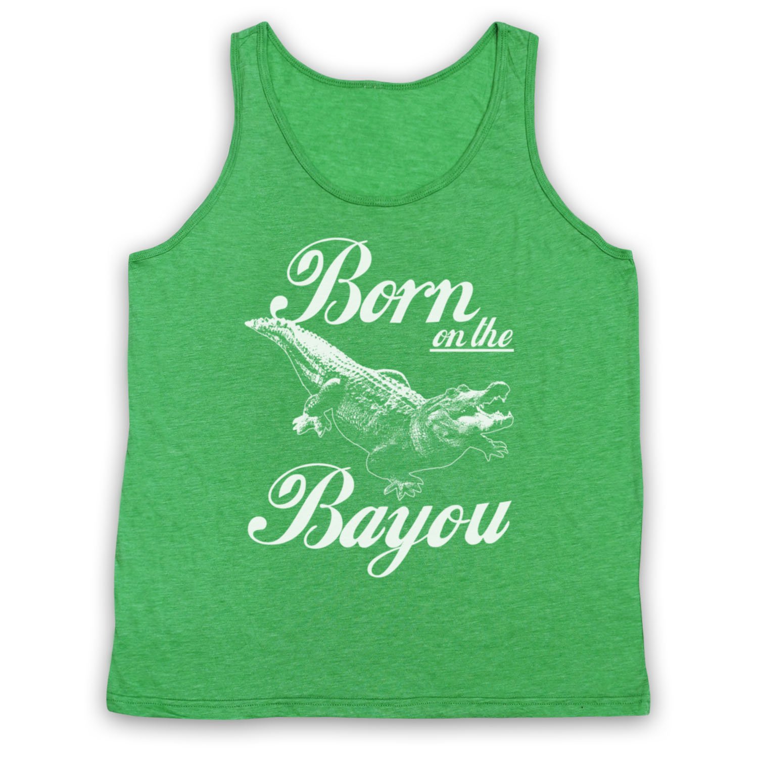1500x1500 My Icon Men's Born On The Bayou Alligator Tank Top