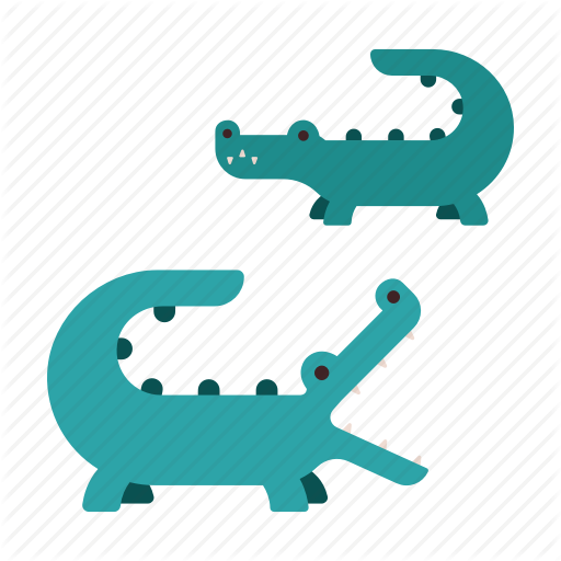 512x512 Africa, Alligator, Animal, Crocodile, Predator, Reptile, Zoo Icon