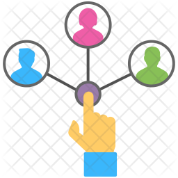 256x256 Resource Allocation Icon Of Flat Style