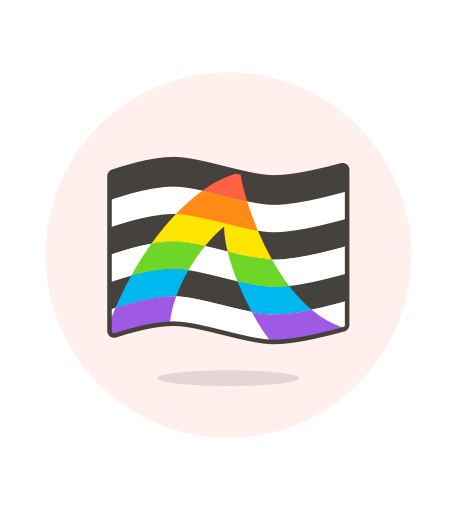 457x512 Ally, Flag, Straight, Wave Icon