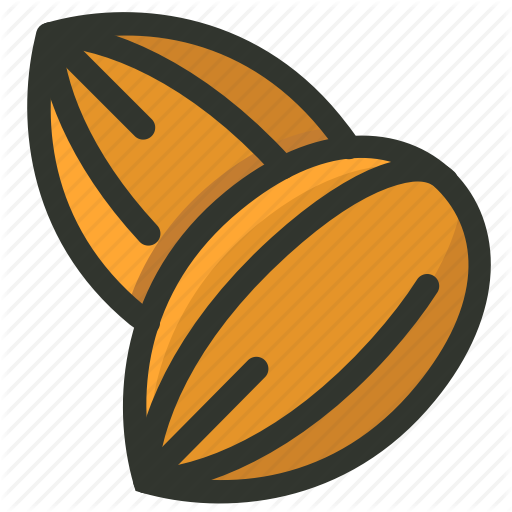 512x512 Almonds, Food, Nut, Seeds, Snack Icon