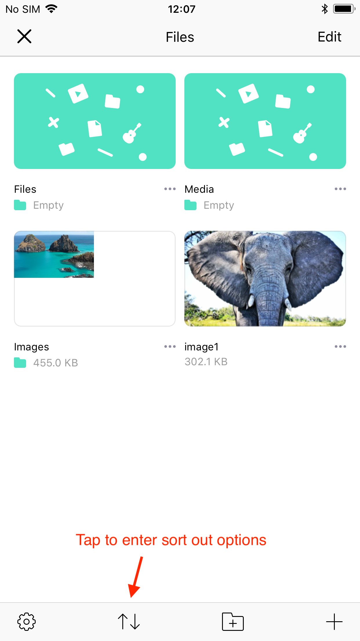 1242x2208 Sort Out Feature In Aloha Downloads Iphone Version
