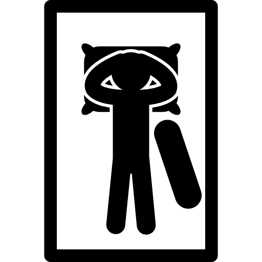 512x512 Man Lying Comfortable On A Single Bed Alone Icons Free Download