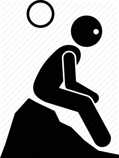 387x512 Alone, Contemplate, Contemplative, Lonely, Thinking Icon