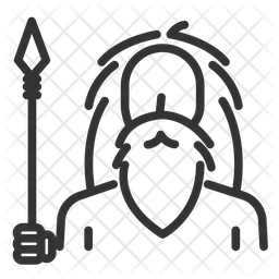 256x256 Alone Icon Of Line Style