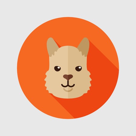 Lama Alpaca Guanaco Flat Icon Animal Head Vector Symbol Royalty 450x450 Lama Alpaca Guanaco Flat Icon Animal Head Vector Symbol Royalty