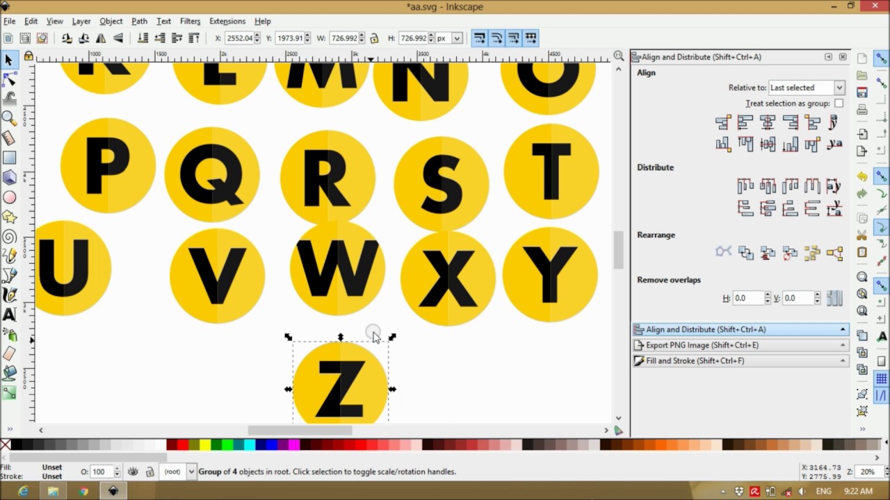 1280x720 Alphabet Icon Set Download