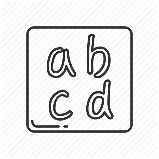 512x512 Alphabet, Alphabets, Emoji, Latin Small Letters, Letters, Small