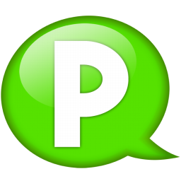 256x256 Alphabet, Letter, P Icon Free Of Speech Balloon Green Icons