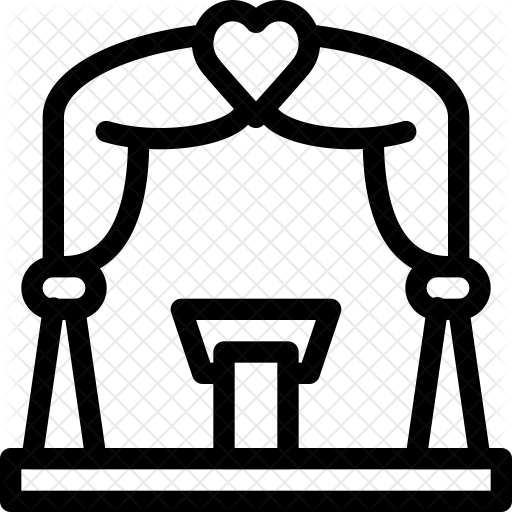 512x512 Decorated Altar Icon Of Line Style