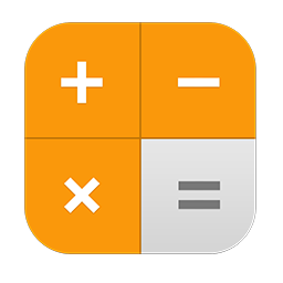 256x256 Calculator Ios Alternative Icon Download Sevenesque Icons