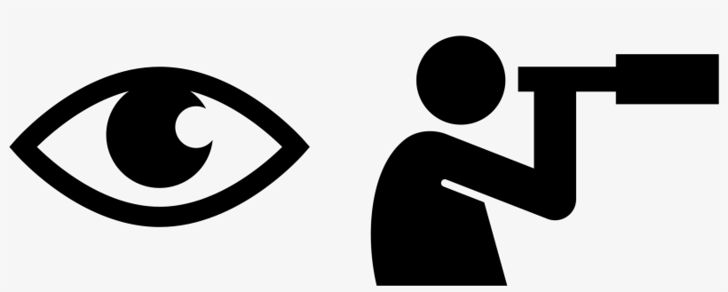 820x329 Eye Icon And Alternative Icon For Observe Action