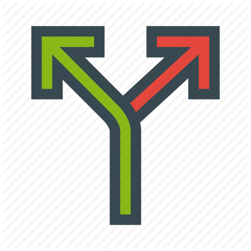 512x512 Alternate, Alternative, Arrows, Diverge, Routes Icon