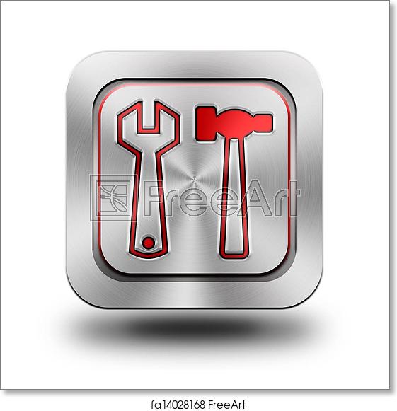 Free Art Print Of Tools Aluminum Glossy Icon, Button Tools 561x581 Free Art Print Of Tools Aluminum Glossy Icon, Button Tools