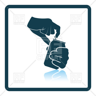 Human Hands Opening Aluminum Can Icon Vector Image Of Signs 400x400 Human Hands Opening Aluminum Can Icon Vector Image Of Signs
