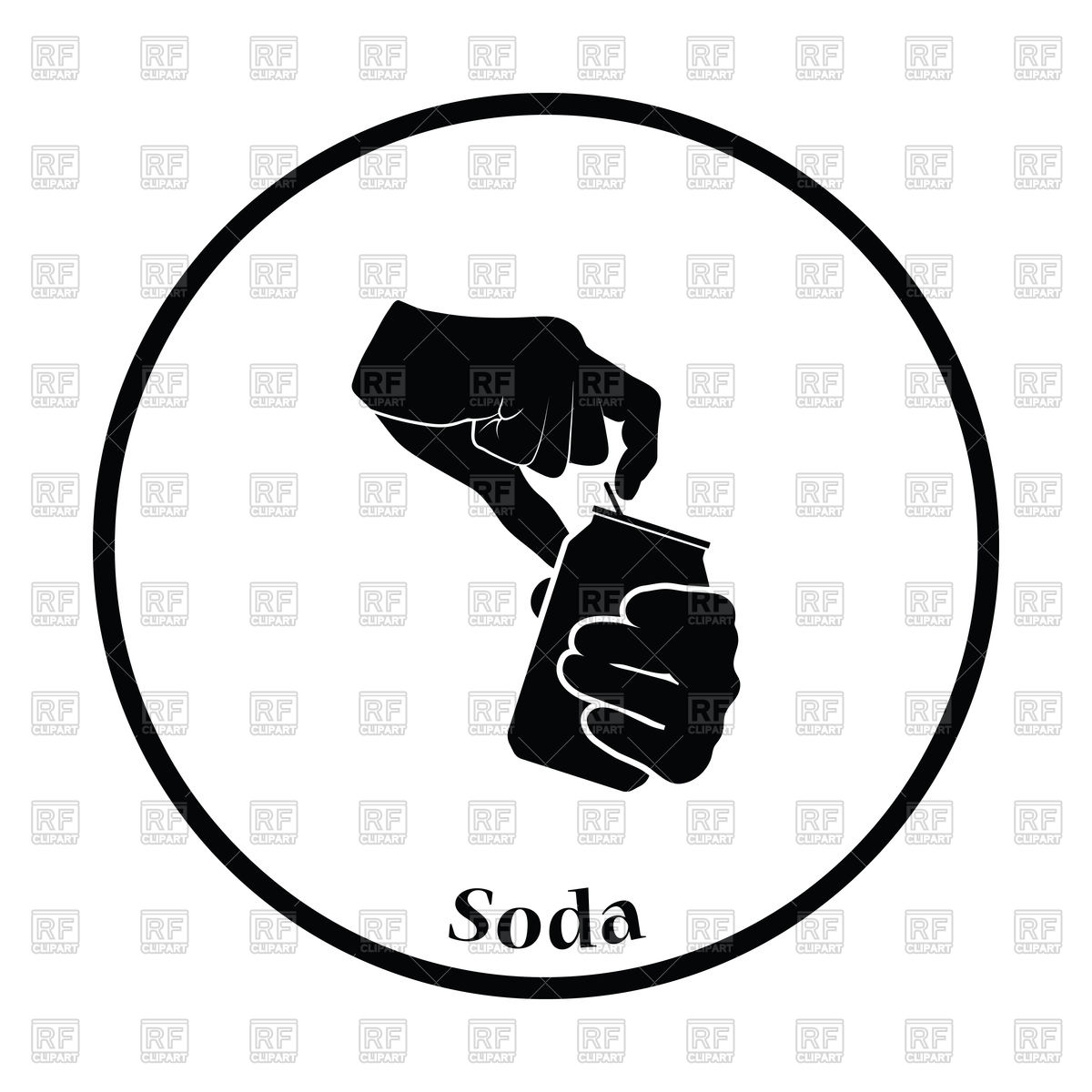 Human Hands Opening Aluminum Can Icon Vector Image Of Silhouettes 1200x1200 Human Hands Opening Aluminum Can Icon Vector Image Of Silhouettes