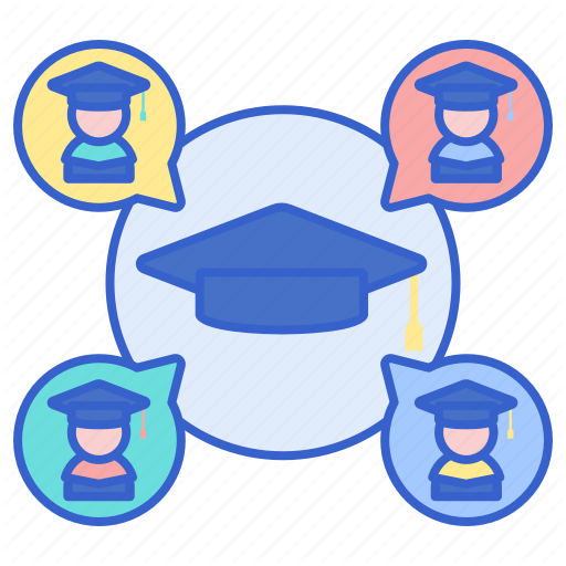 512x512 Alumni, Graduate, Mortar Icon