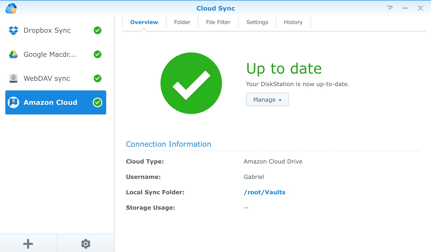 synology cloud station backup change directory location