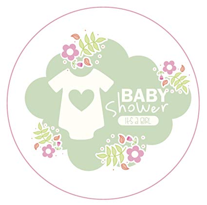 425x421 Adorable Baby Shower Cloud Icon Vinyl Decal Sticker
