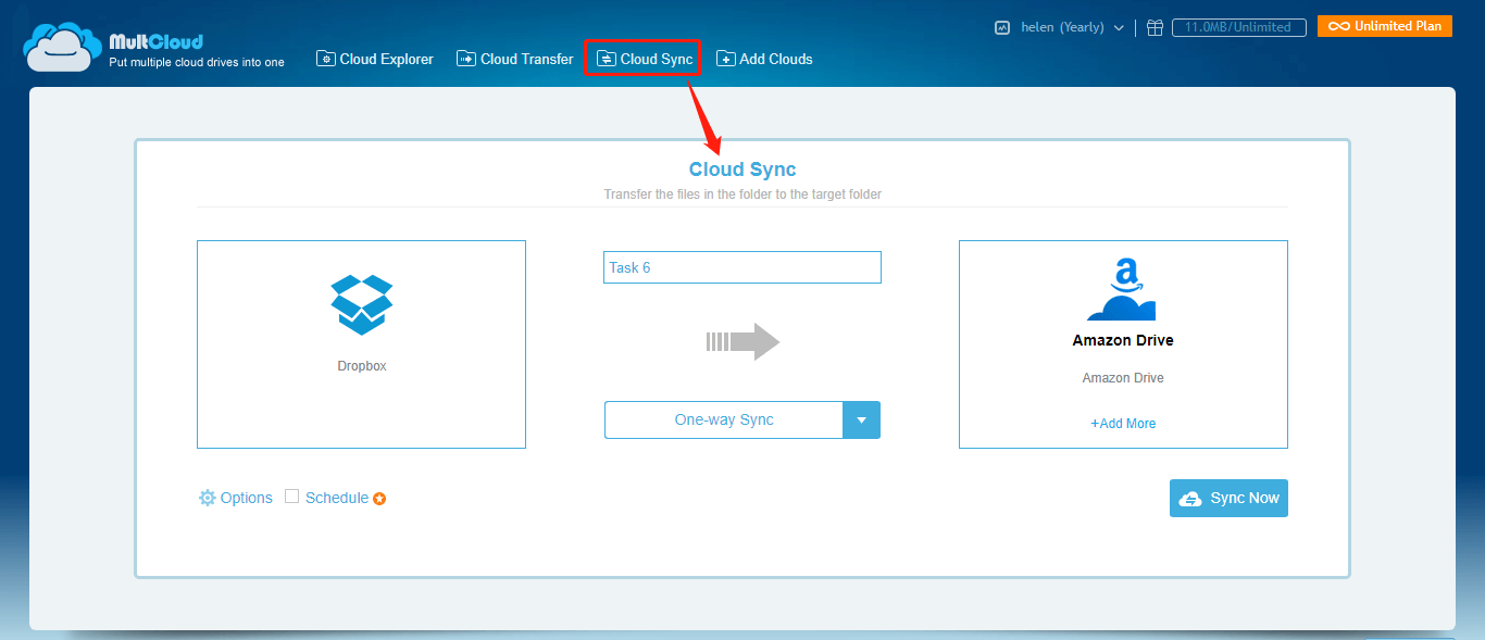 1366x589 Sync Dropbox To Amazon Drive Multcloud In Google Drive