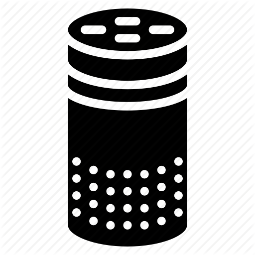 512x512 Amazon, Devices, Echo, Solid, Sound Icon