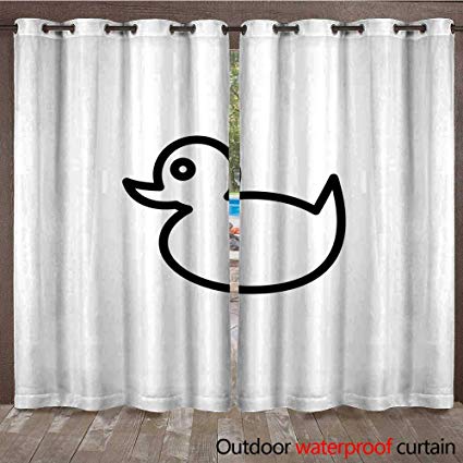 425x425 Renteriadecor Outdoor Curtain For Patio Duckling Icon