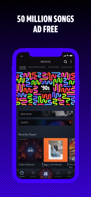 300x649 Amazon Music On The App Store