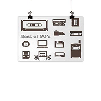 355x355 Hanging Painting Gadget Of Icons Pattern