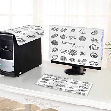 425x425 Desktop Computer Cover Pieces Bacteria