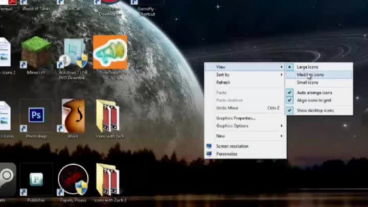 720x406 How Can I Unzoom My Vista Desktop Icons
