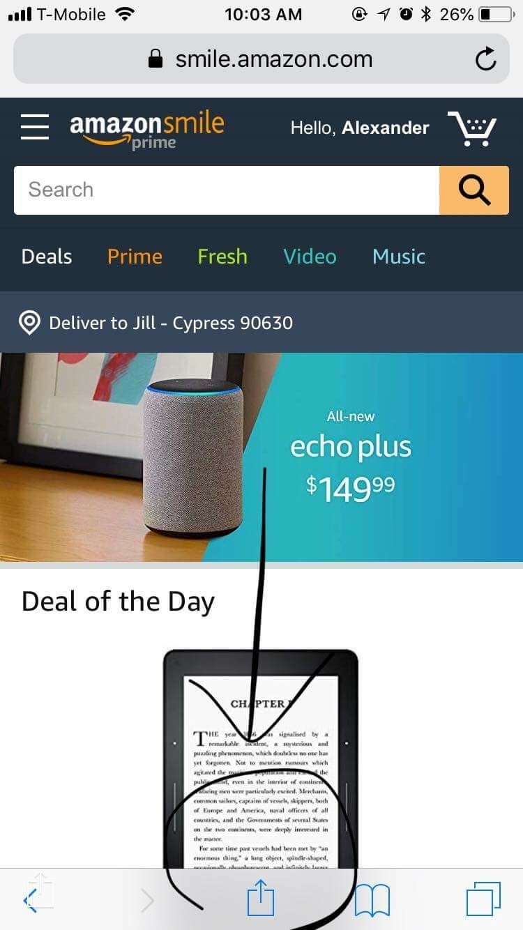 750x1334 How To Add Amazon Smile Shortcut On Your Phone Biosolutions