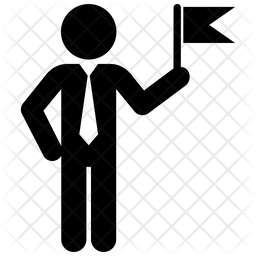 256x256 Ambassador Icon Of Glyph Style