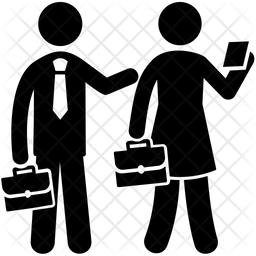 256x256 Business Ambassador Icon Of Glyph Style