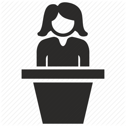 512x512 Ambassador, Government, Lady, Speaker, Woman Icon