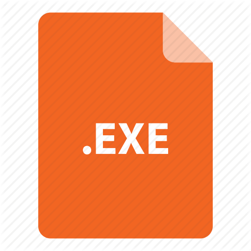 512x512 Exe, File, Extension, Format, Type Icon